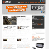 Traffic Radio homepage28102013