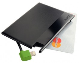 Leitz Complete Credit Card Power Bank met credit card-pb